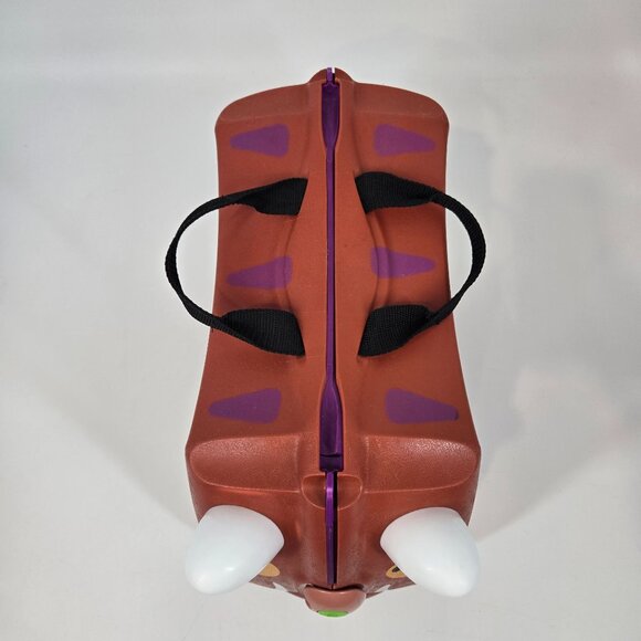 Trunki The Gruffalo Kids Ride On Rolling Luggage Suitcase with Horns & Wheels - Picture 8 of 12